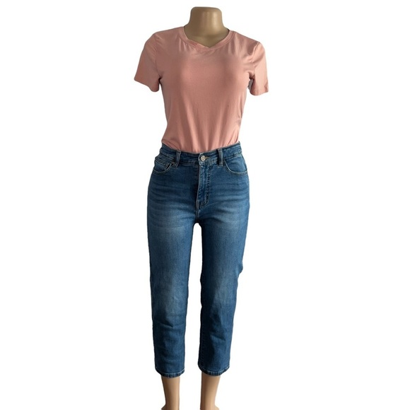 Soft Surroundings Cropped Straight Leg  Jeans - Picture 1 of 10